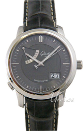 Glashütte Original Senator Szary/Skóra Ø40 mm 100-01-04-02-04