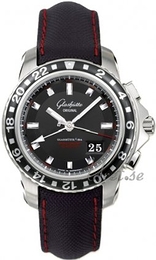 Glashütte Original Sport Evolution GMT Czarny/Tkanina Ø42 mm 39-55-43-03-03