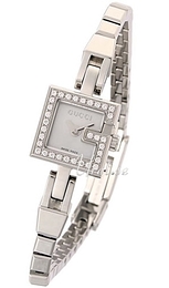Gucci 100G-105 Biały/Stal 14x14 mm YA102541