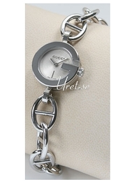 Gucci 107-112 Srebrny/Stal Ø25 mm YA107504