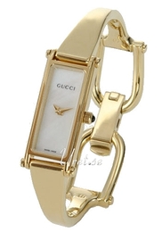 Gucci 1500 Biały/Stal w odcieniu złota 30x12 mm YA015503