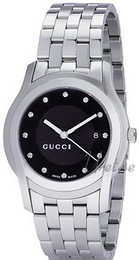 Gucci G Chrono Czarny/Stal Ø42 mm YA055213