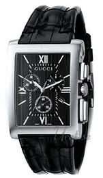 Gucci G Metro Czarny/Skóra 43x32 mm YA086307