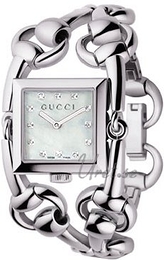 Gucci Signoria Biały/Stal 25x25 mm YA116309