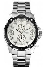 Guess Srebrny/Stal Ø44 mm W15526G1