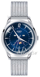 Henry London Chiswick Niebieski/Stal Ø38.5 mm HL39-LM-0085