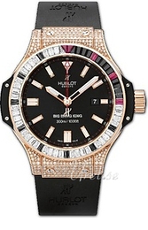 Hublot BB King Jewellery Czarny/Guma Ø48 mm 322.PX.1023.RX.0924