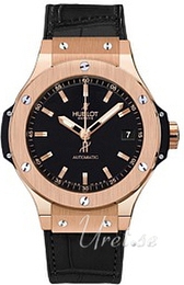 Hublot Big Bang 38 mm Automatic Czarny/Skóra Ø38 mm 365.PX.1180.LR