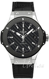 Hublot Big Bang 38 mm Automatic Czarny/Skóra Ø38 mm 365.SM.1770.LR