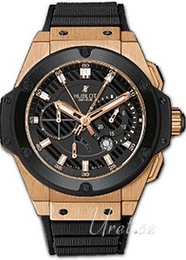 Hublot BB King Power Split-Second Power Reserve Czarny/Guma Ø48 mm 709.OM.1780.RX