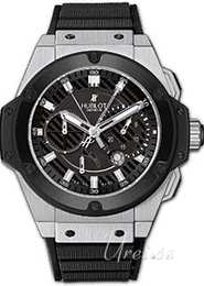 Hublot BB King Power Split-Second Power Reserve Czarny/Guma Ø48 mm 709.ZM.1770.RX