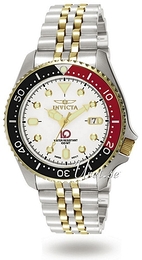 Invicta 10 Biały/Stal Ø42 mm 3262