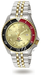 Invicta 10 Żółte złoto/Stal Ø42 mm 3263