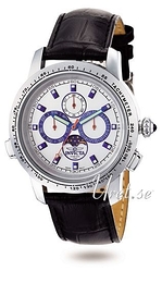 Invicta II Srebrny/Skóra Ø44 mm 4180