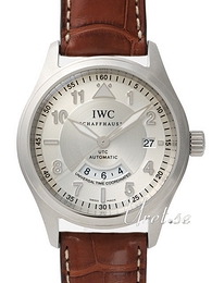 IWC Pilots Spitfire UTC Srebrny/Skóra Ø39 mm IW325110