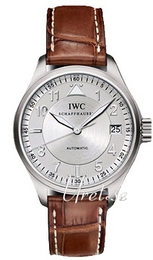 IWC Pilots Spitfire Srebrny/Skóra Ø34 mm IW325602