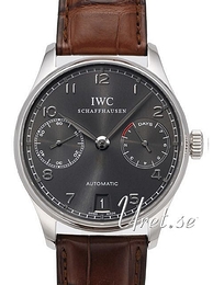 IWC Portuguese Automatic Czarny/Skóra Ø42.3 mm IW500106