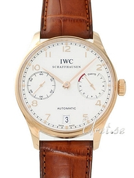 IWC Portuguese Automatic Srebrny/Skóra Ø42.3 mm IW500101