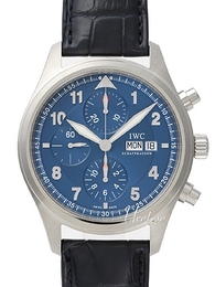 IWC Pilots Classic Niebieski/Skóra Ø42 mm IW371712