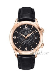 Jaeger LeCoultre Master Control Master Memovox International Czarny/Skóra Ø40 mm 1412471