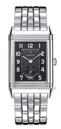 Jaeger LeCoultre Reverso Classique Grande 976 Czarny/Stal 48.5x30 mm 3738170