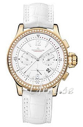 Jaeger LeCoultre Master Compressor Biały/Skóra Ø37 mm 1742420