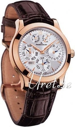 Jaeger LeCoultre Master Control Srebrny/Skóra Ø42 mm 161242A