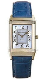 Jaeger LeCoultre Reverso Lady Niebieski/Skóra 38x23 mm 2518480