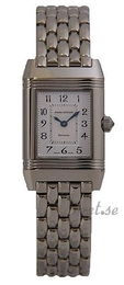 Jaeger LeCoultre Reverso Duetto Biały/18 karatowe białe złoto 33x21 mm 2663120