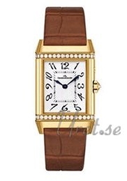 Jaeger LeCoultre Reverso Joaillerie Duetto Duo Srebrny/Skóra 42x26 mm 2691420