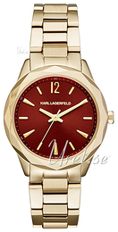 Karl Lagerfeld Optik Czerwony/Stal w odcieniu złota Ø32 mm KL4014