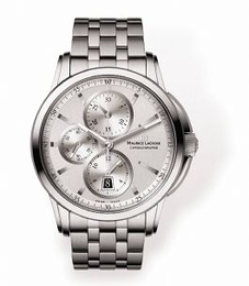 Maurice Lacroix Pontos Srebrny/Stal Ø43 mm PT6188-SS002-130