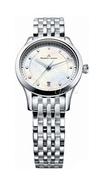 Maurice Lacroix Les Classiques Ladies Date Biały/Stal Ø33 mm LC1026-SS002-170