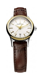 Maurice Lacroix Les Classiques Ladies Date Srebrny/Skóra Ø28 mm LC1113-PVY11-130