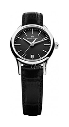 Maurice Lacroix Les Classiques Ladies Date Czarny/Skóra Ø28 mm LC1113-SS001-330