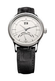 Maurice Lacroix Les Classiques Jours Retrogrades Srebrny/Skóra Ø40 mm LC6358-SS001-13E