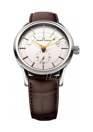 Maurice Lacroix Les Classiques Reserve De Marche Srebrny/Skóra Ø40 mm LC7008-SS001-130