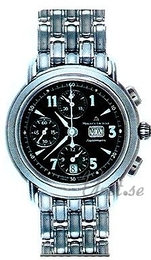 Maurice Lacroix Masterpiece Czarny/Stal Ø40 mm MP6318-SS002-32E