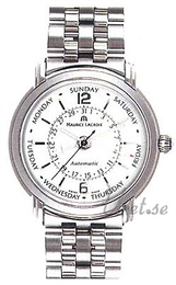 Maurice Lacroix Masterpiece Biały/Skóra Ø40 mm MP6328-SS002-19E