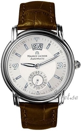 Maurice Lacroix Masterpiece Classic Srebrny/Skóra Ø40 mm MP6378-SS001-920