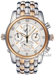 Maurice Lacroix Masterpiece Biały/Stal Ø43 mm MP6398-PS105-830