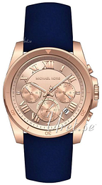 Michael Kors Brecken Różowe złoto/Skóra Ø40 mm MK2634