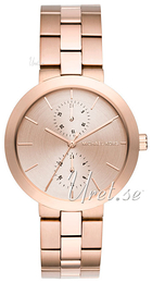 Michael Kors Garner Różowe złoto/Stal w kolorze różowego złota Ø39 mm MK6409