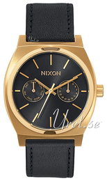 Nixon The Time Teller Czarny/Skóra Ø37 mm A9271604-00