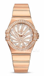 Omega Constellation Co-Axial 31mm Biały/18 karatowe różowe złoto Ø31 mm 123.55.31.20.55.010