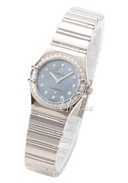 Omega Constellation Niebieski/18 karatowe białe złoto Ø22 mm 1165.77.00