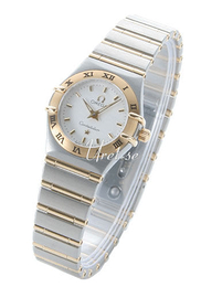 Omega Constellation 22.5 mm Biały/18 karatowe żółte złoto Ø22 mm 1262.30.00