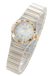 Omega Constellation 22.5 mm Biały/18 karatowe żółte złoto Ø22 mm 1262.70.00