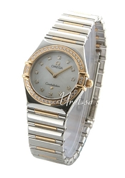 Omega Constellation Biały/18 karatowe żółte złoto Ø25 mm 1376.75.00