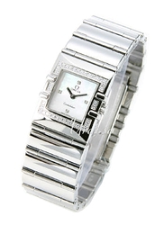 Omega Constellation Biały/Stal 24x20 mm 1528.76.00